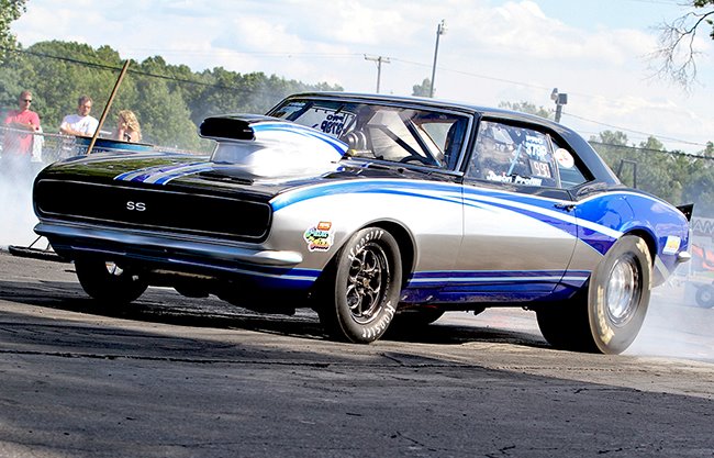 This is Jason's Proffitt Racing sponsored 1968 Camaro SS